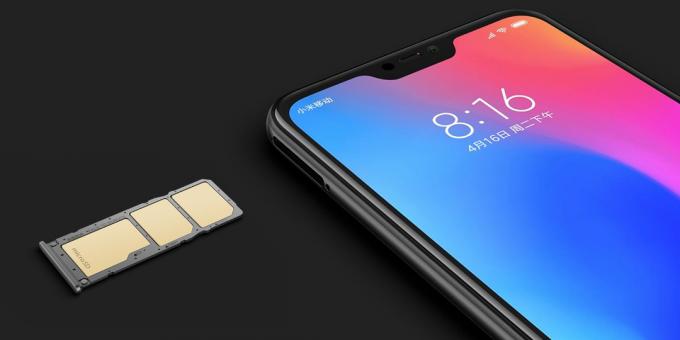 Xiaomi redmi 6 Pre: Slot na pamäťové karty