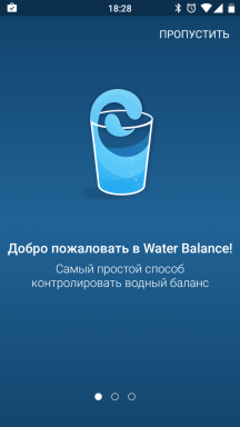 Vodnej bilancie - nová vodnej bilancie tracker pre Android