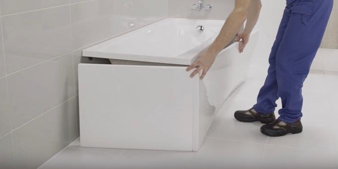 Inštalácia kúpeľ s rukami: Fit Screen