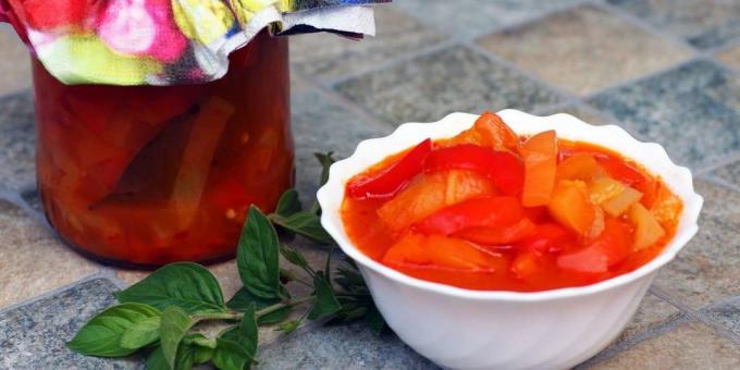 Lečo recepty: Classic lečo z paprík a paradajok