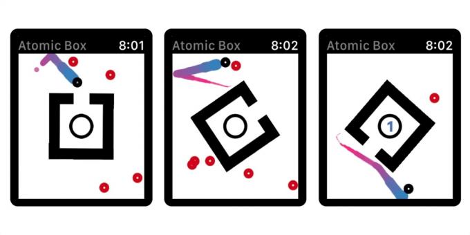 Hry pre Apple Watch: AtomicBox