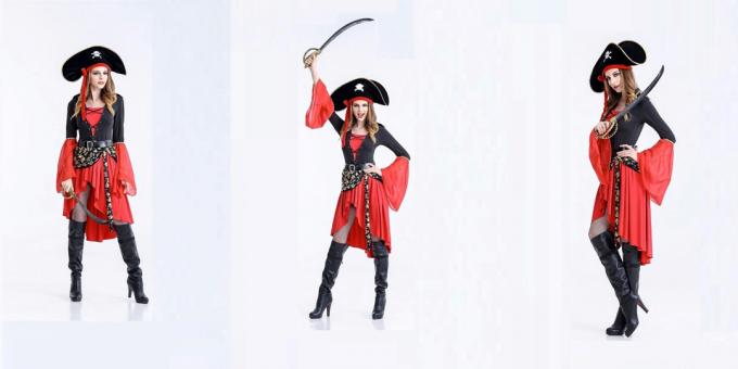 Kostýmy pre Halloween: Piráti