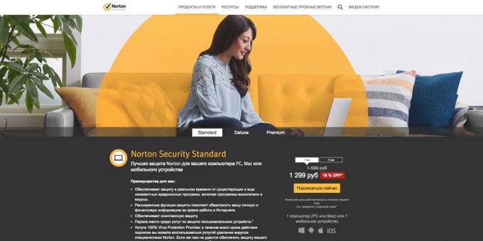 Firewally. Norton Security Štandardné