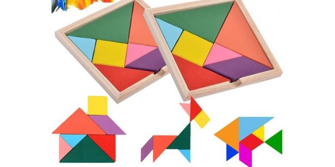 Vzdelávacie hry pre deti od 6 rokov: tangram