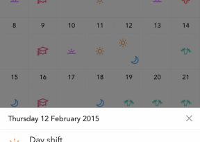 Posuny pre iOS - kalendár, ktorý je vhodný pre tých, ktorí pracujú na smeny