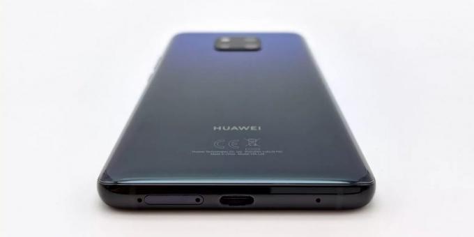 Huawei Mate 20 Pro: USB konektor