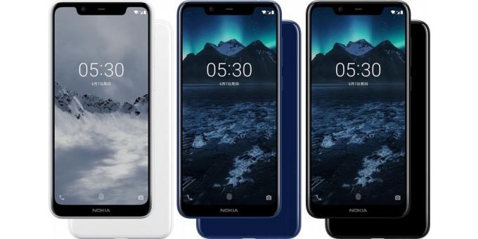 Nokia X5: farebné varianty Tri