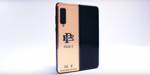 Skladací smartphone od brata Pabla Escobara - len Galaxy Fold v zlatej fólii