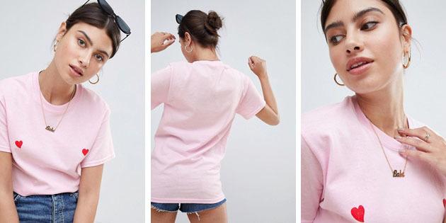 Dámske módne tričká z európskych obchodov: Missguided tričko s okrúhlym výstrihom