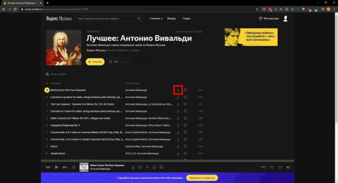 Stiahnite si hudbu z Yandexu. Hudba “: Skyload