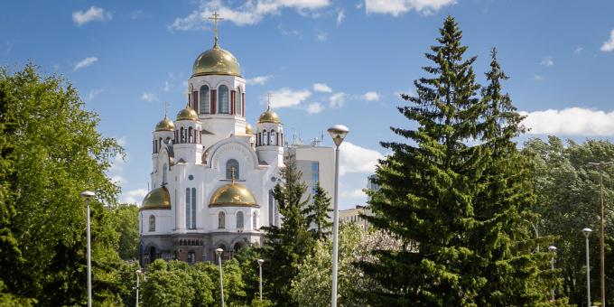 Atrakcie Jekaterinburgu: Kostol v krvi