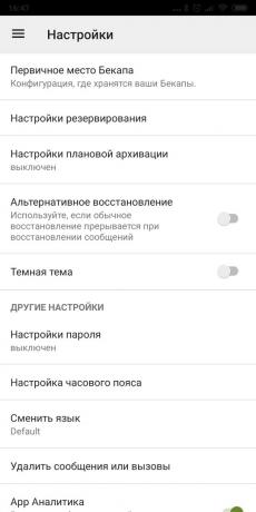 Android-backup aplikácie: SMS Backup & Restore