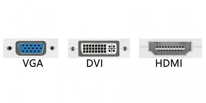 Ako sa pripojiť počítač k televízoru pomocou kábla: typy portov