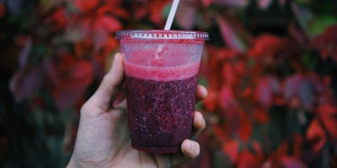 Recepty pre Blender: Blueberry smoothie s ovsenými vločkami