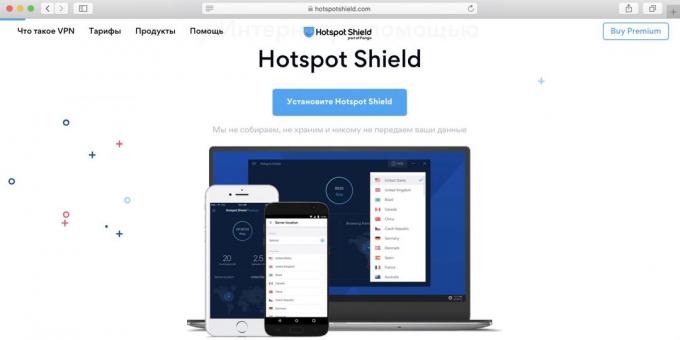 Najlepšie Voľný VPN pre PC, Android a iPhone - Hotspot Shield