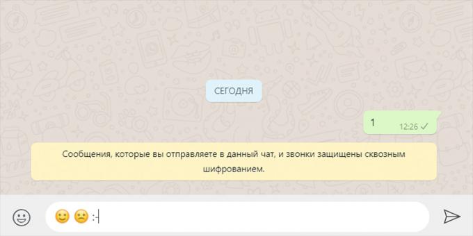 Desktop verzia WhatsApp: previesť text na emotikony Emoji