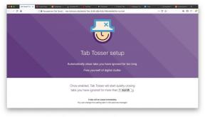 Karta Tosser pre Firefox uzatvára karty, ktoré neboli použité