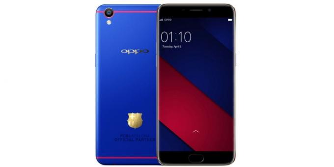 Smartphone OPPO: V roku 2017 OPPO OPPO vydala značkové modelu R11 pre klub "Barcelona" fans